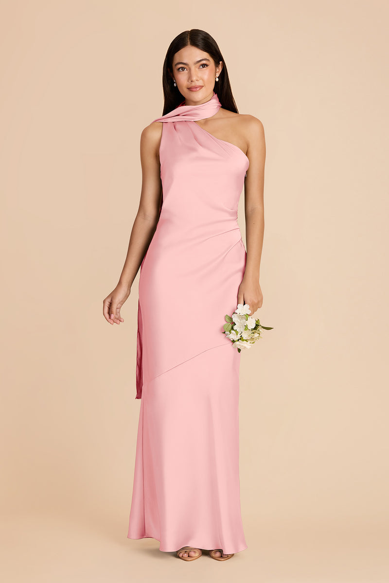 Brielle Matte Satin Dress - Bubblegum Pink XXL / BUBBLEGUM PINK / Rush Production