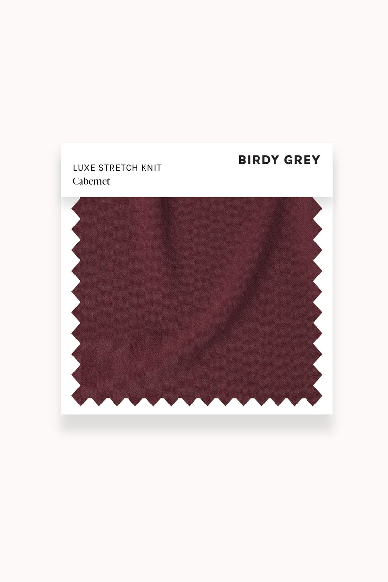 Swatch - Luxe Stretch Knit in Cabernet
