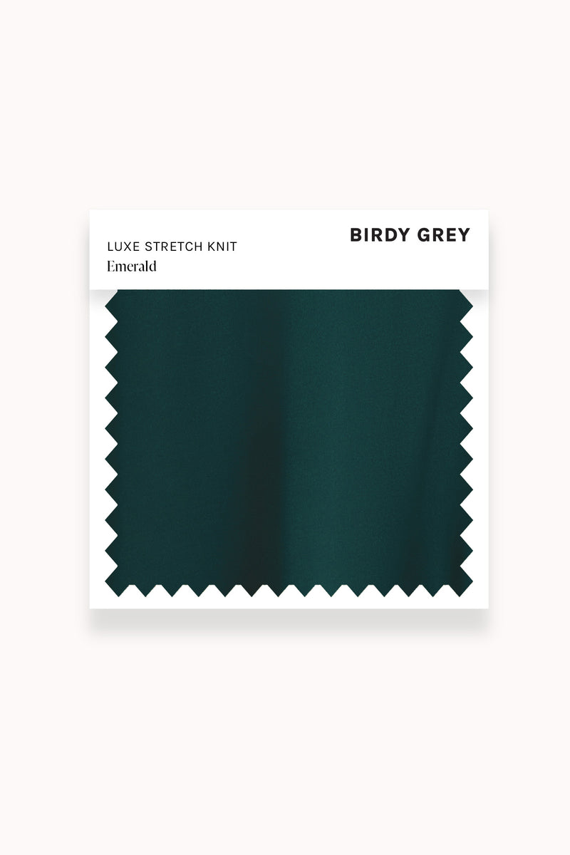 Swatch - Luxe Stretch Knit in Emerald