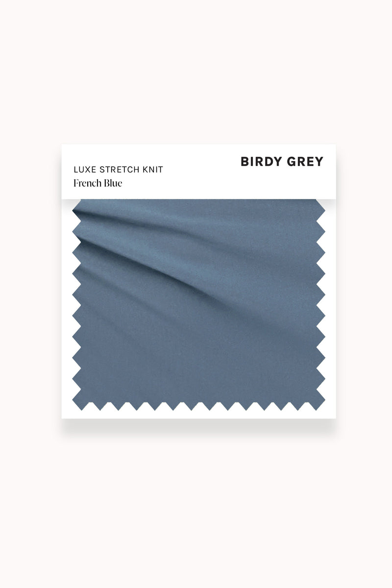 Swatch - Luxe Stretch Knit in French Blue