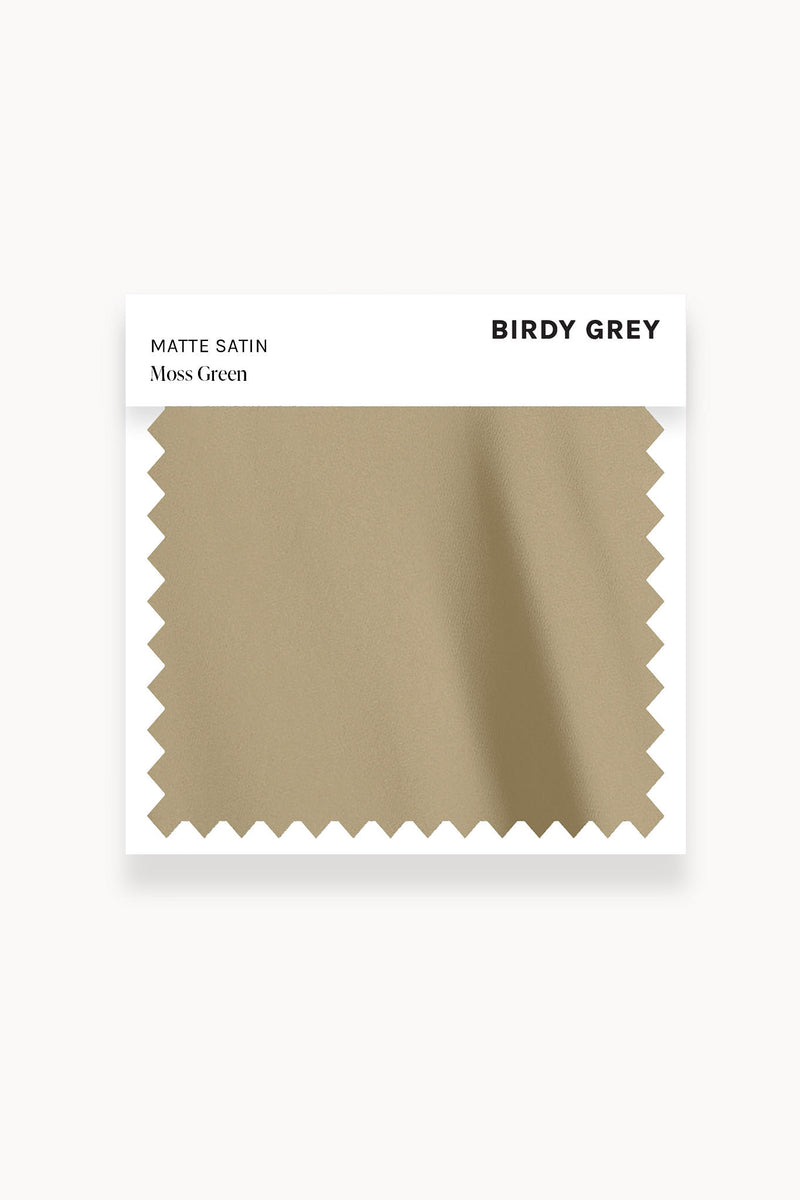 Swatch Matte Satin Swatch - Moss Green
