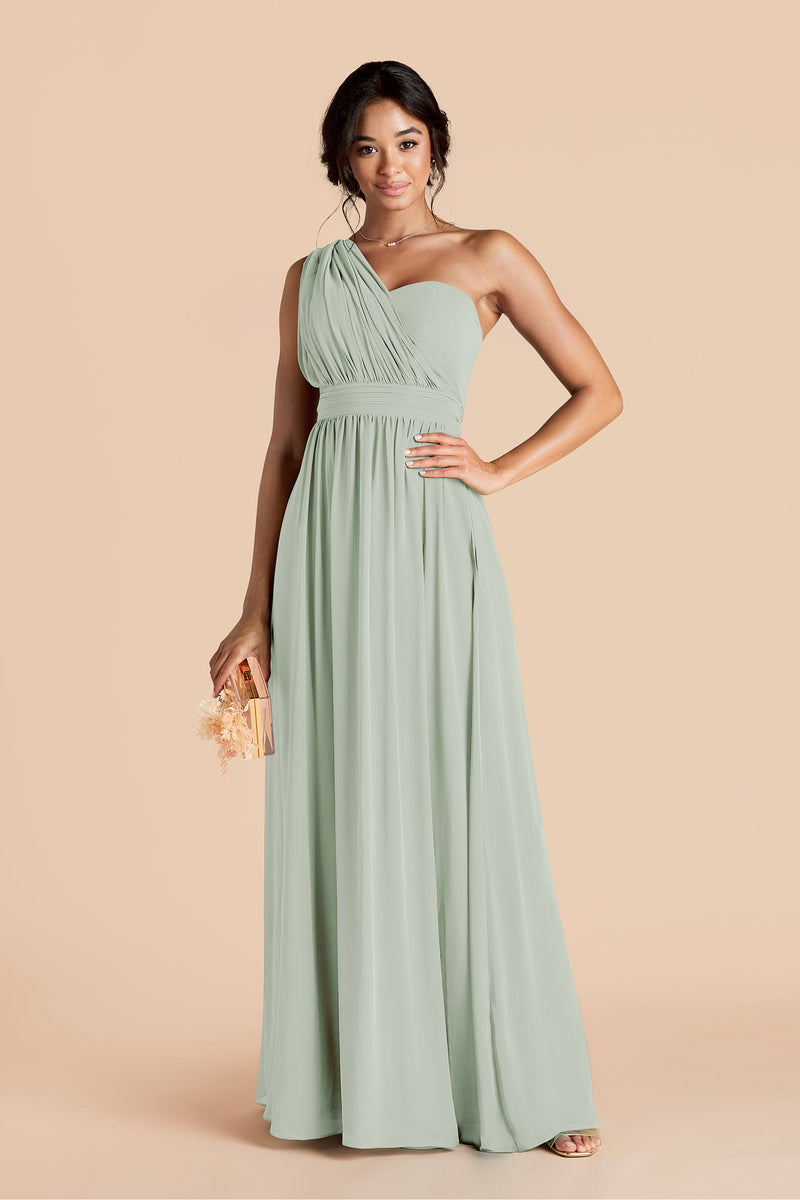 Sage Grace Chiffon Dress by Birdy Grey