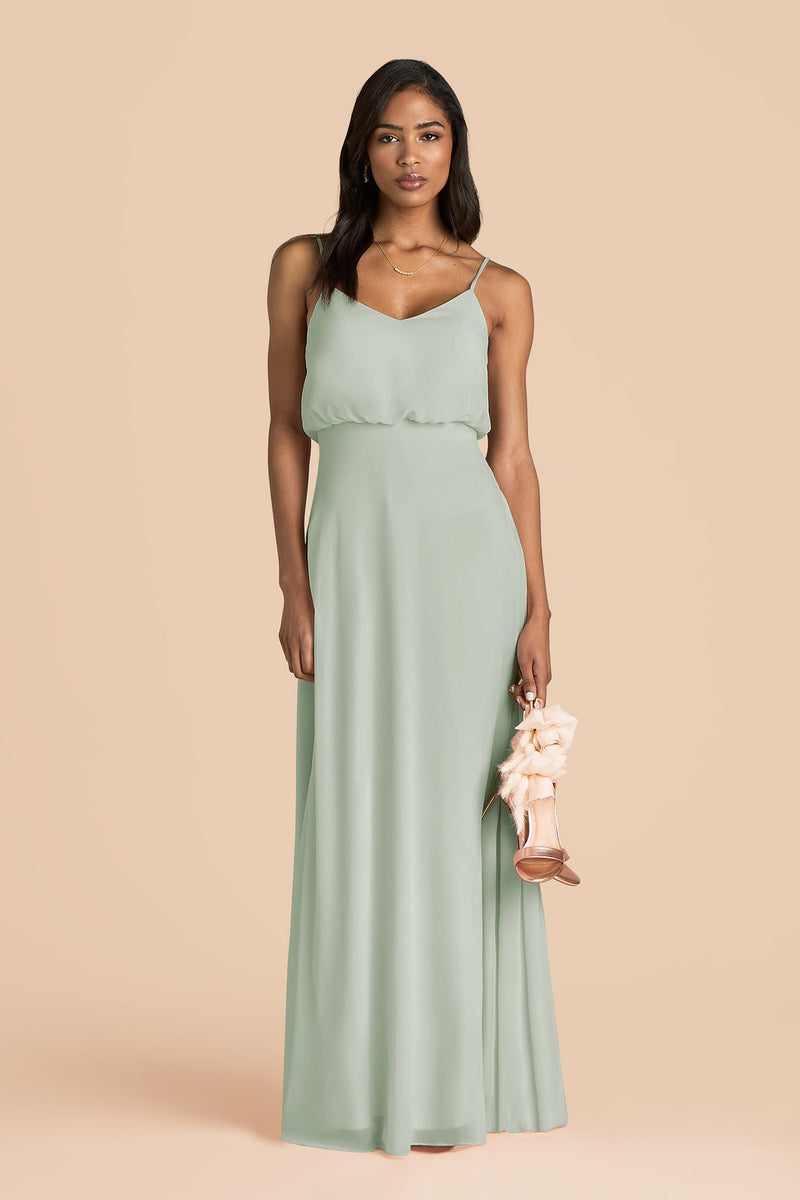 Sage Gwennie Chiffon Dress by Birdy Grey